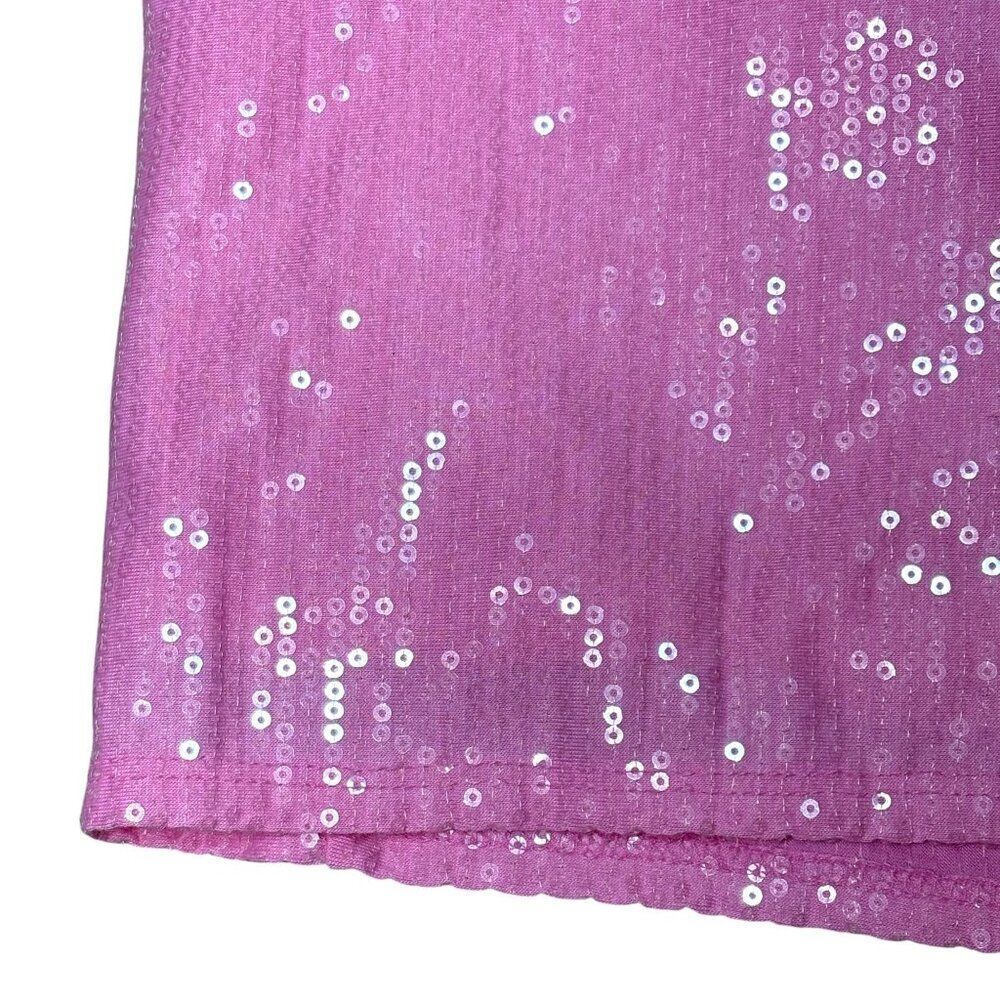 St. John's Bay Pink Bloom Sequin Skirt New With Tags Size 2X - Picture 10 of 10